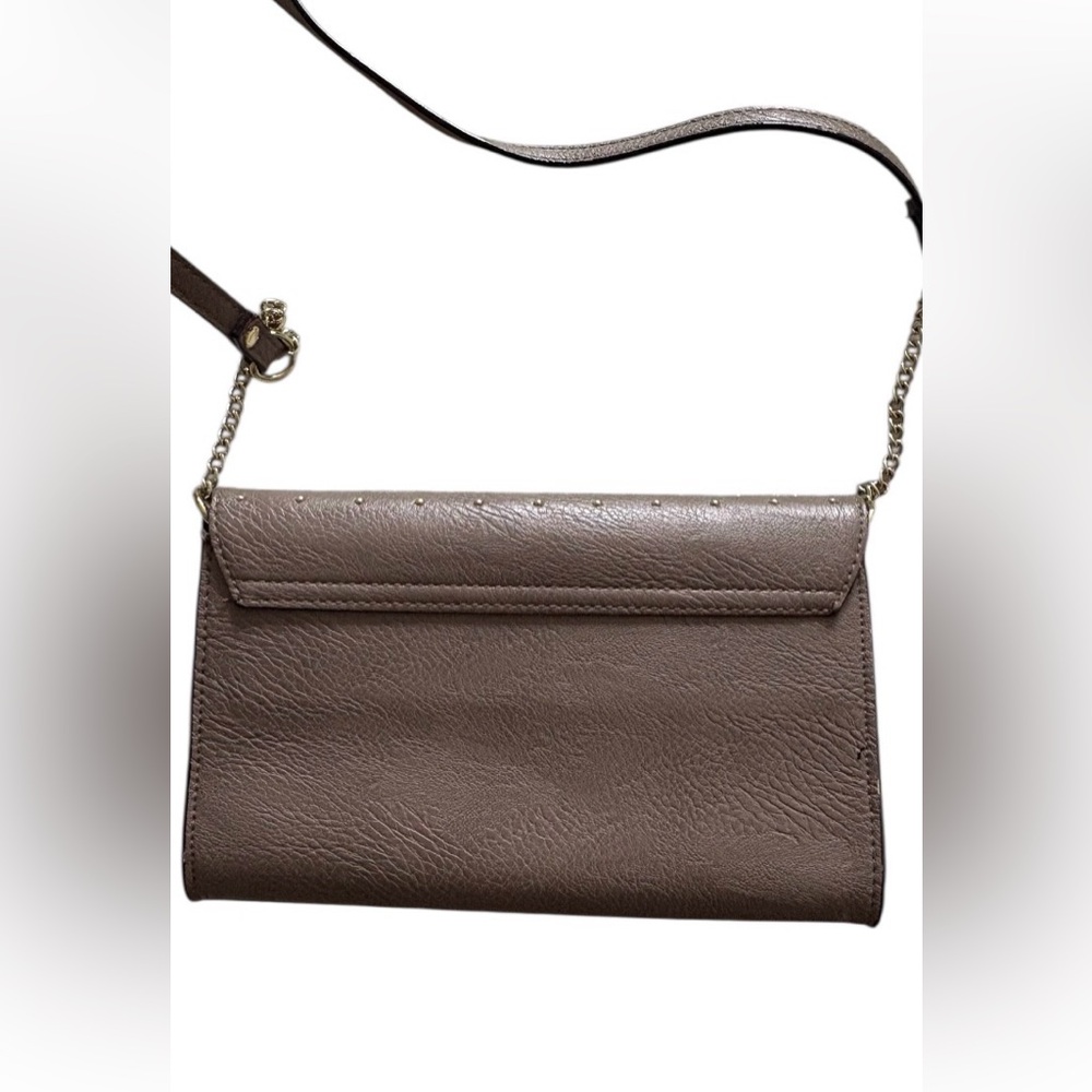 Elegant Brown Studded Crossbody Bag - Picture 4 of 5